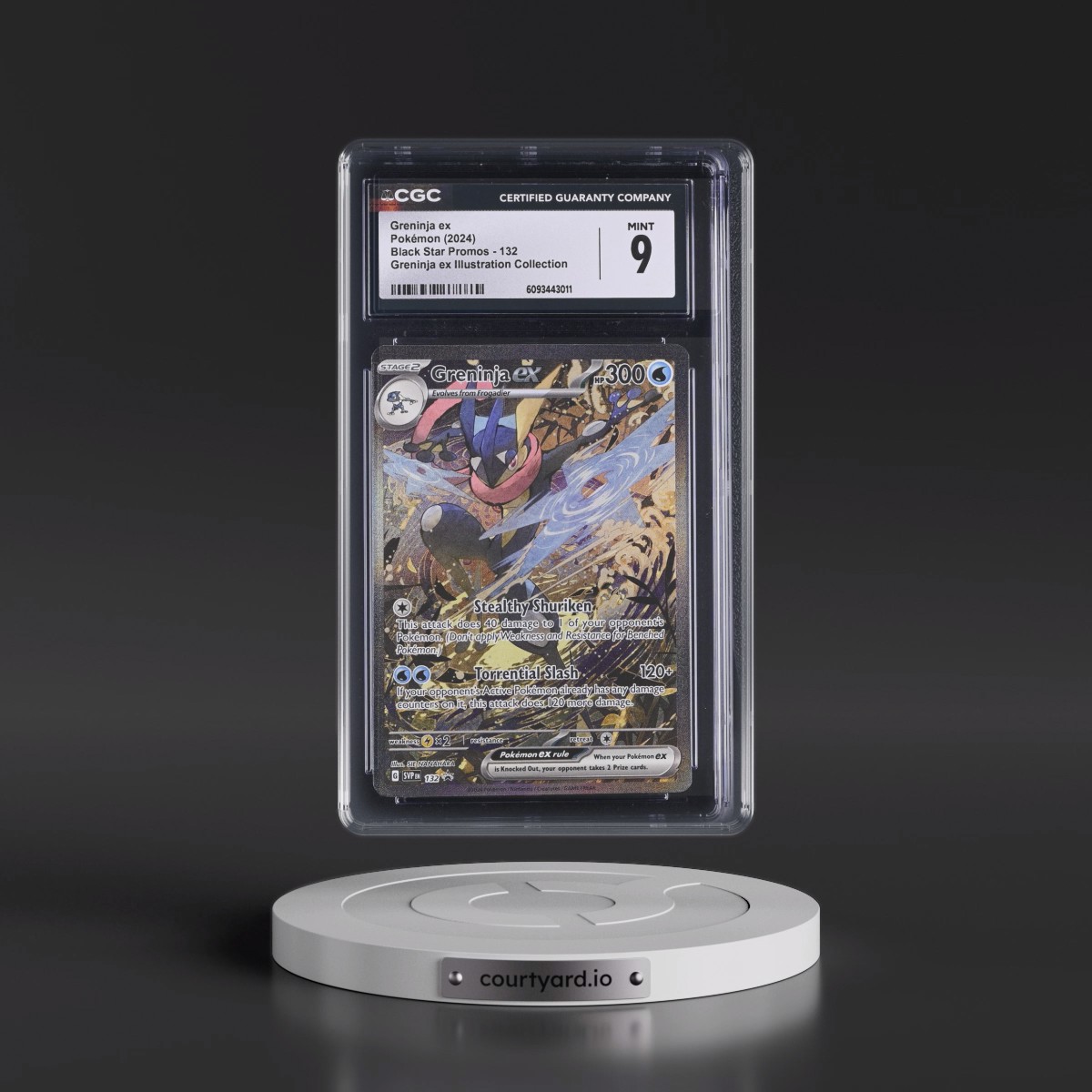 2023 Black Star Promos - Scarlet & Violet SVP EN #132 Greninja ex - Greninja ex Special Illustration Collection (Holo) (CGC 9 MINT)