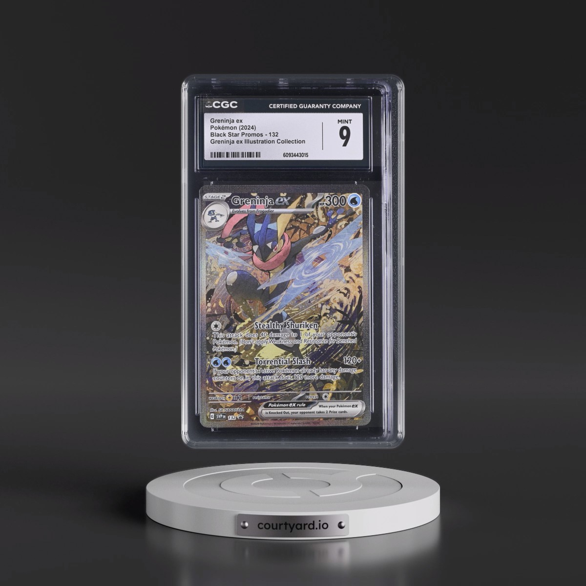 2023 Black Star Promos - Scarlet & Violet SVP EN #132 Greninja ex - Greninja ex Special Illustration Collection (Holo) (CGC 9 MINT)