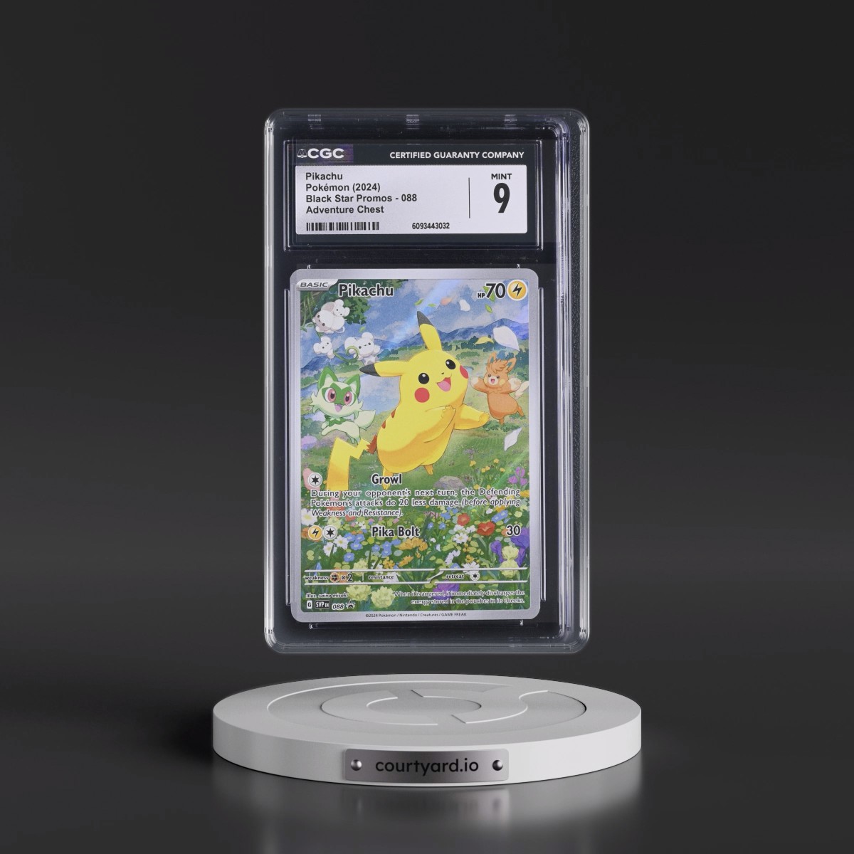 2023 Black Star Promos - Scarlet & Violet SVP EN #088 Pikachu - Adventure Chest (Holo) (CGC 9 MINT)