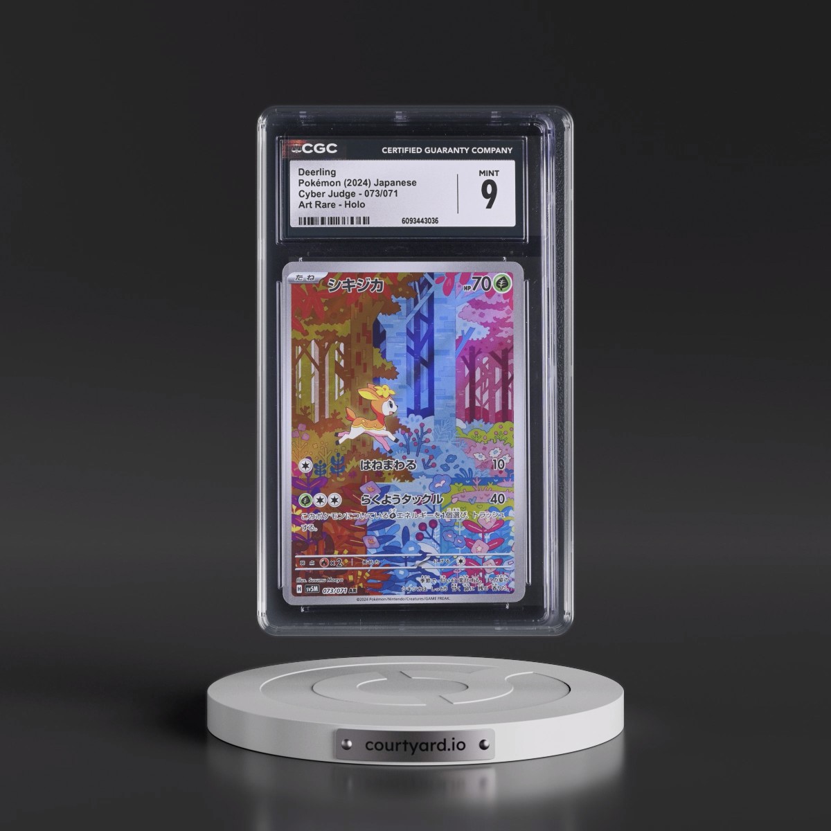 2024 Cyber Judge #073/071 Deerling - Art Rare Holo (CGC 9 MINT)