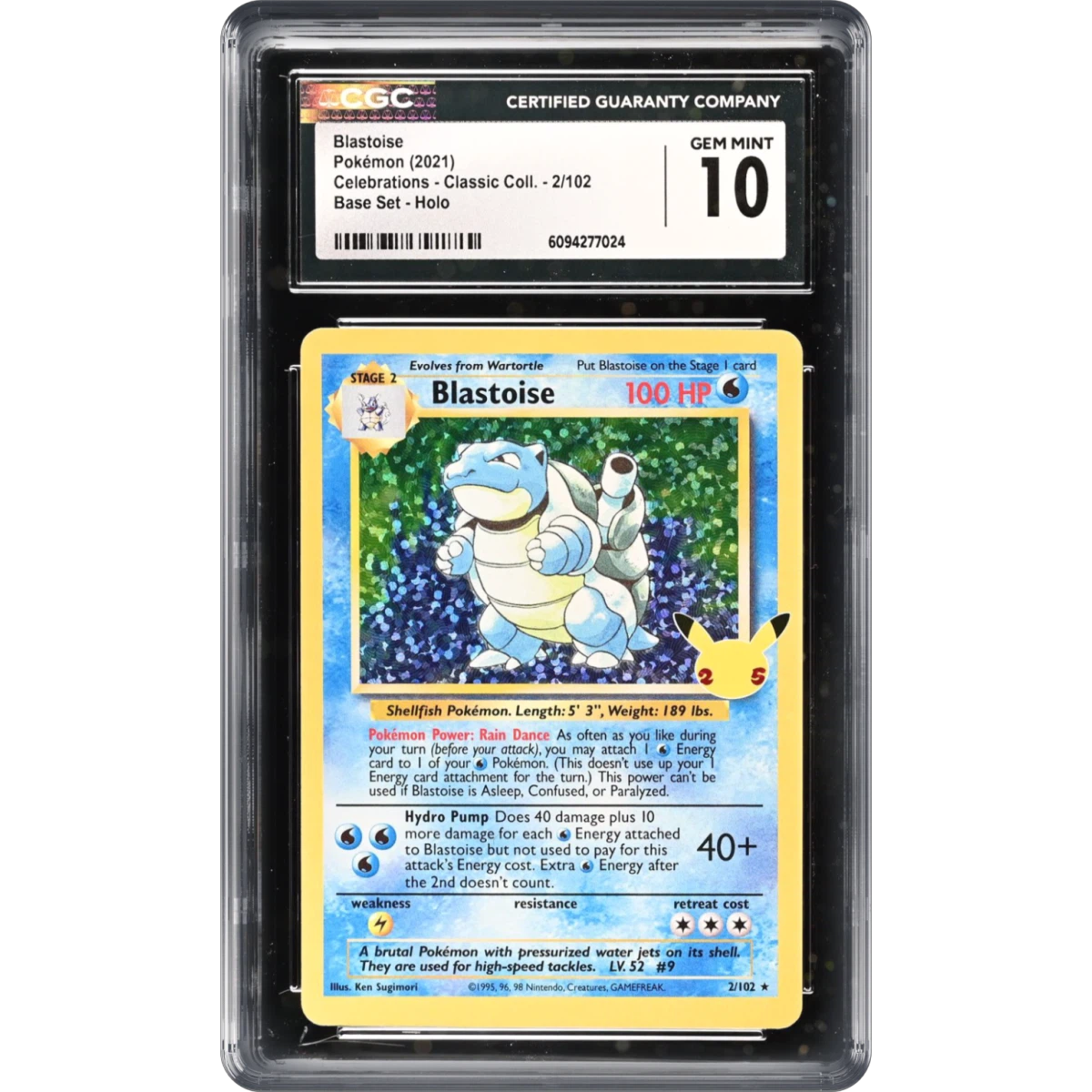Celebrations - Blastoise - Base Set