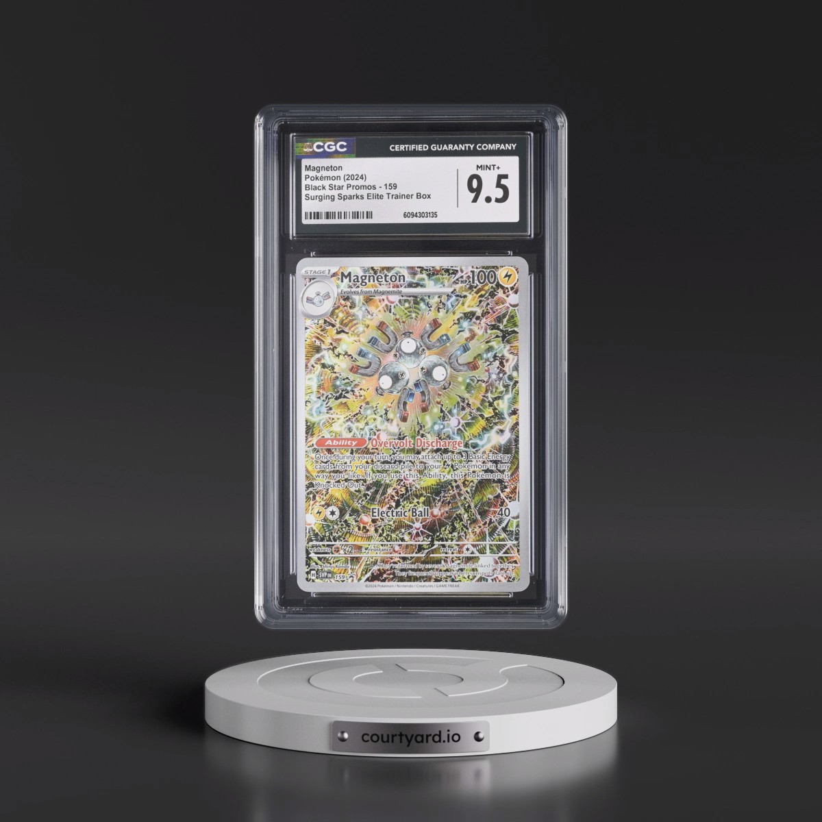 2023 Black Star Promos - Scarlet & Violet SVP EN #159 Magneton - Surging Sparks Elite Trainer Box (Holo) (CGC 9.5 MINT+)