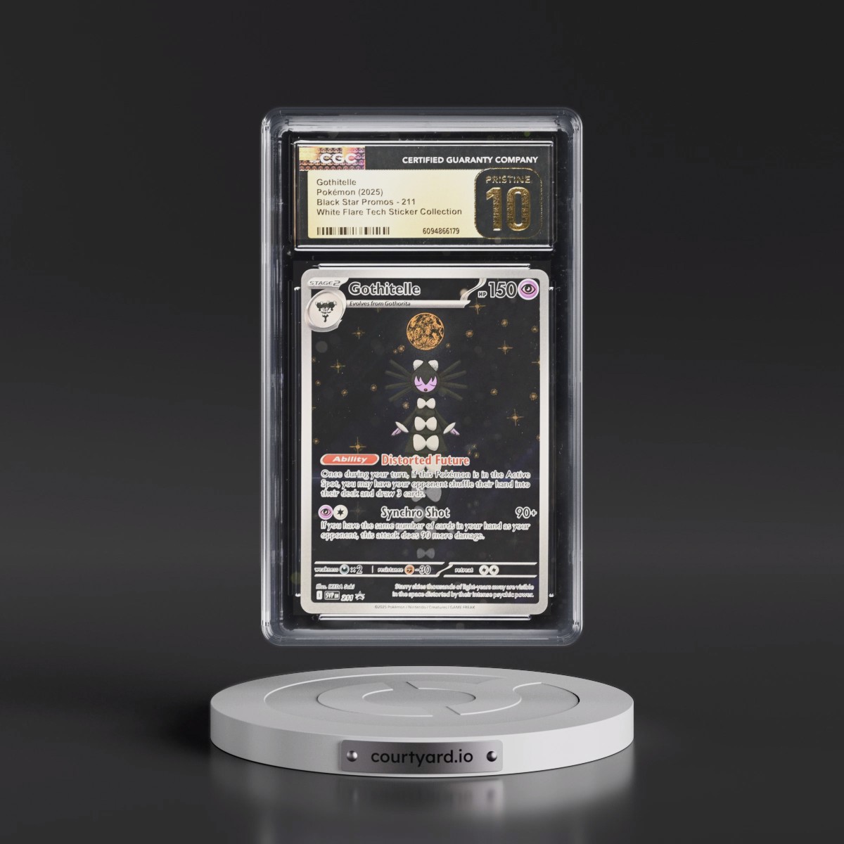 2023 Black Star Promos - Scarlet & Violet SVP EN #211 Gothitelle - White Flare Tech Sticker Collection (Holo) (CGC 10 PRISTINE)