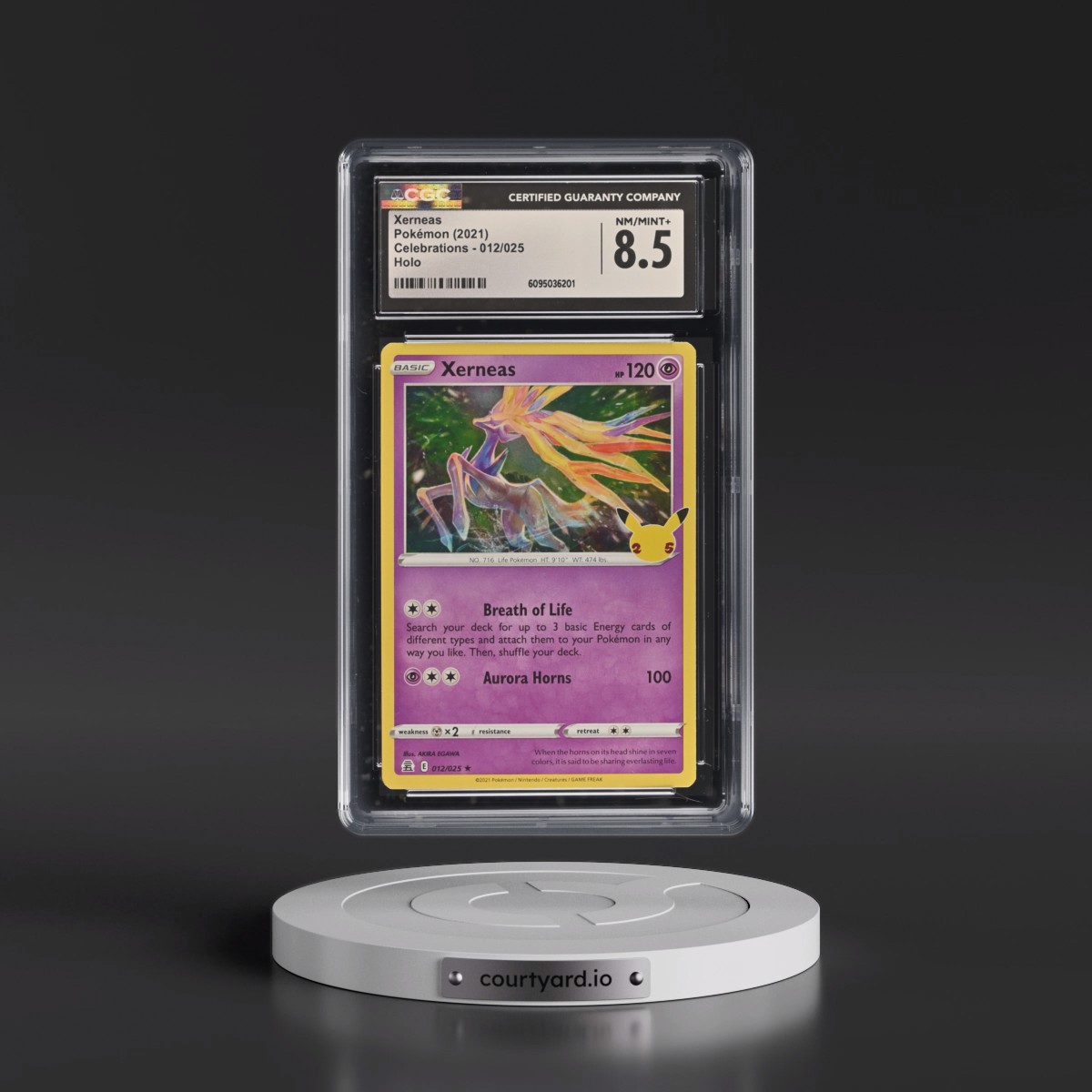 2021 Celebrations #012/025 Xerneas - Holo (CGC 8.5 NM-MT+)