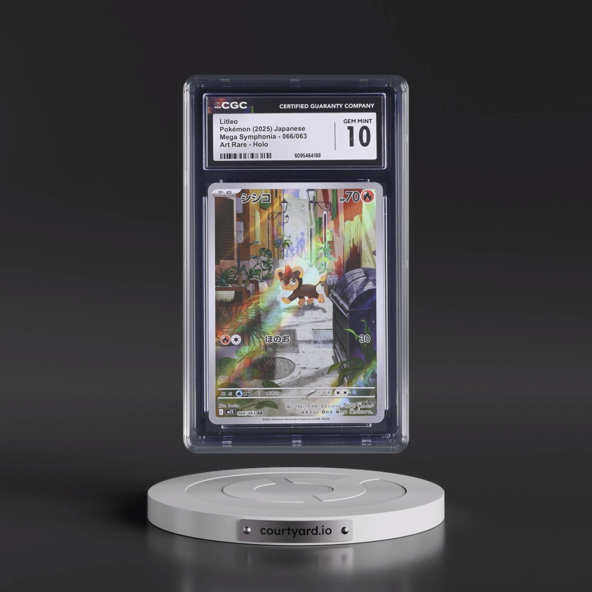 2025 Mega Symphonia - M1S #066/063 Litleo - Art Rare Holo (CGC 10 GEM MINT)