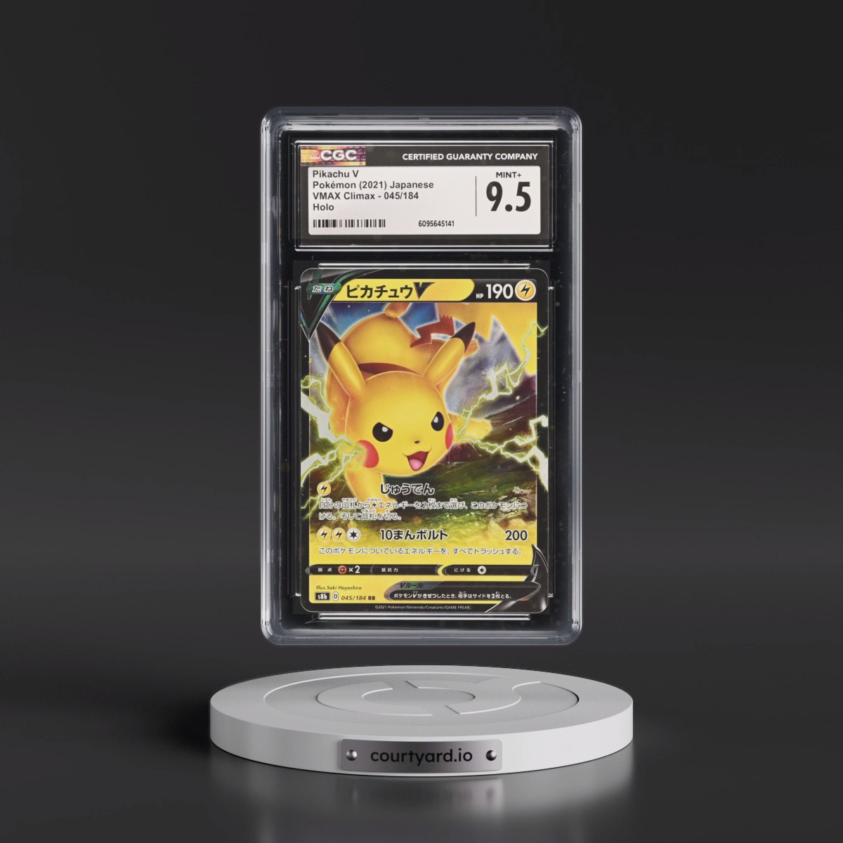 2021 VMAX Climax Pikachu V - Holo #045/184 CGC 9.5