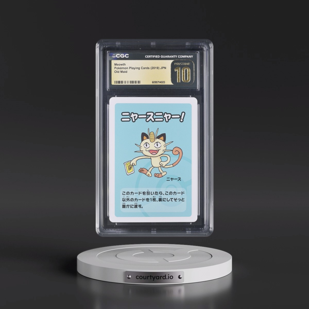 2019 Old Maid (Red Back) Meowth CGC 10