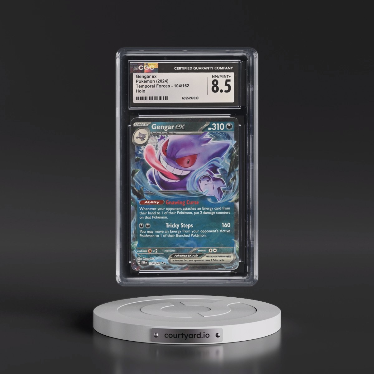 2023 Temporal Forces - TEF EN #104/162 Gengar ex - Holo (CGC 8.5 NM-MT+)
