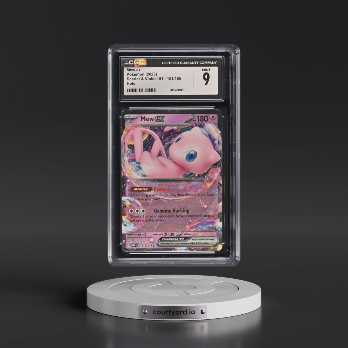 2023 Scarlet & Violet 151 - MEW EN #151/165 Mew ex - Holo (CGC 9 MINT)