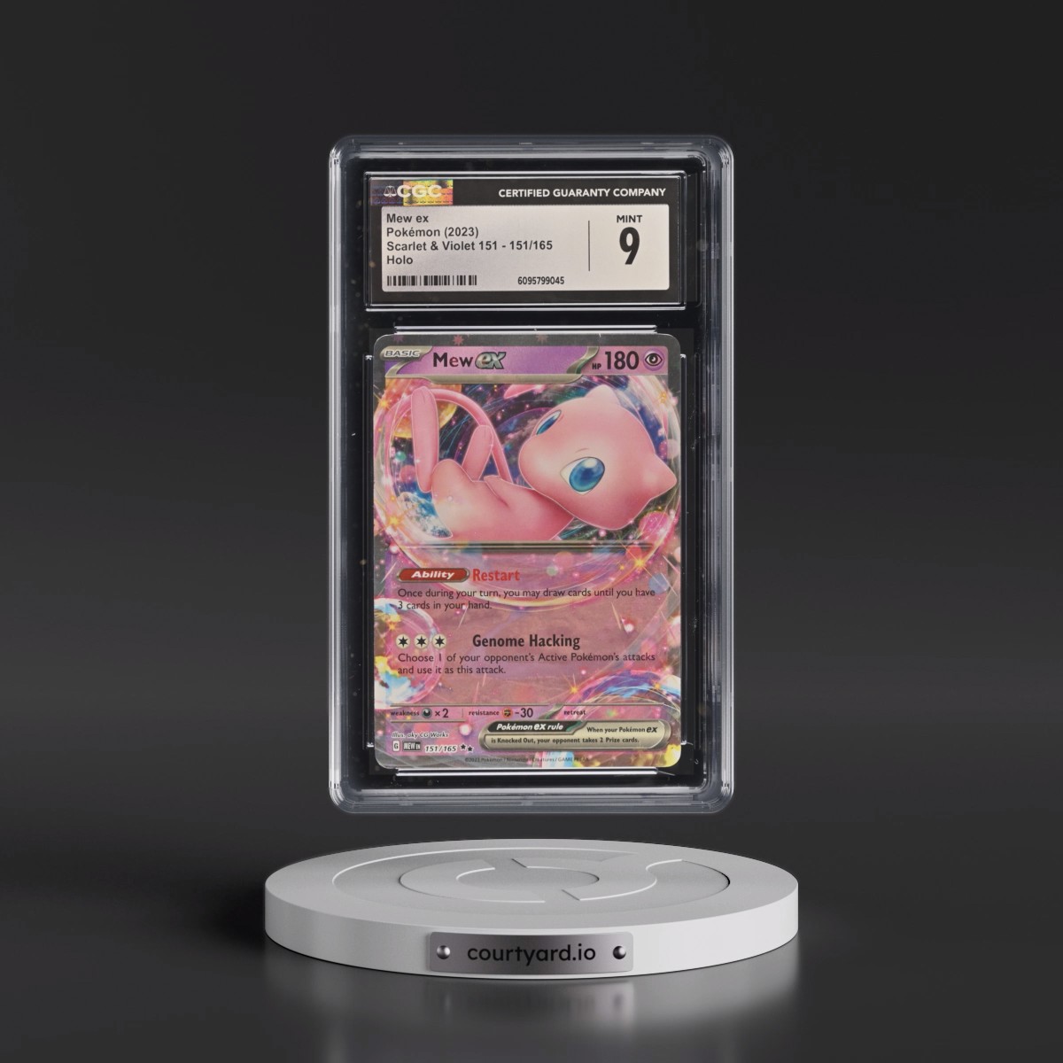 2023 Scarlet & Violet 151 - MEW EN #151/165 Mew ex - Holo (CGC 9 MINT)