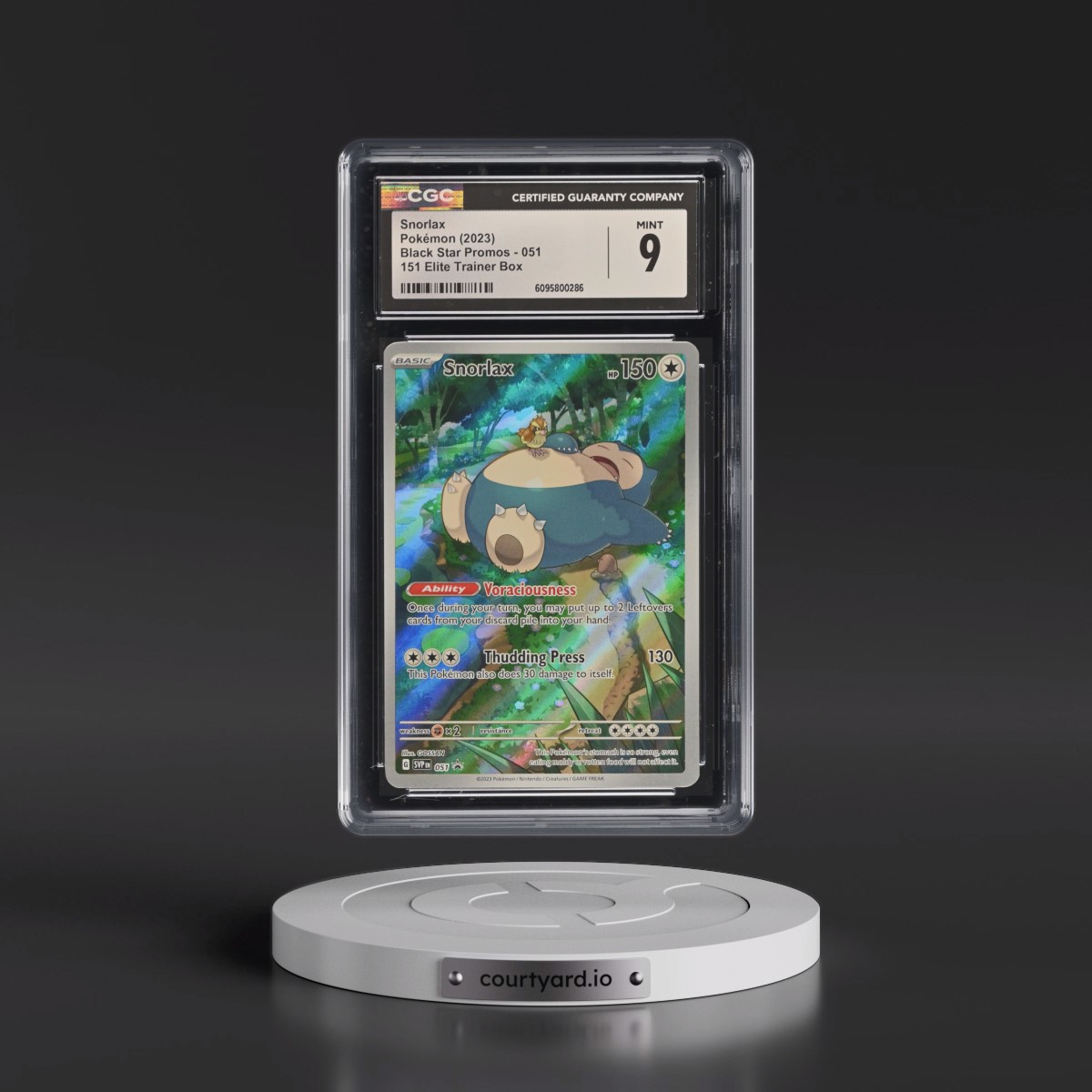 2023 Black Star Promos - Scarlet & Violet SVPEN #051 Snorlax - 151 Elite Trainer Box (Holo) (CGC 9 MINT)