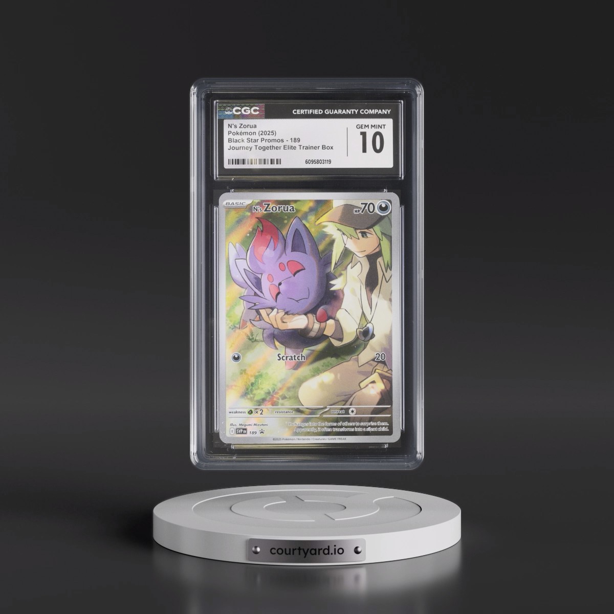 2023 Black Star Promos - Scarlet & Violet SVP EN #189 N's Zorua - Journey Together Elite Trainer Box (Holo) (CGC 10 GEM MINT)
