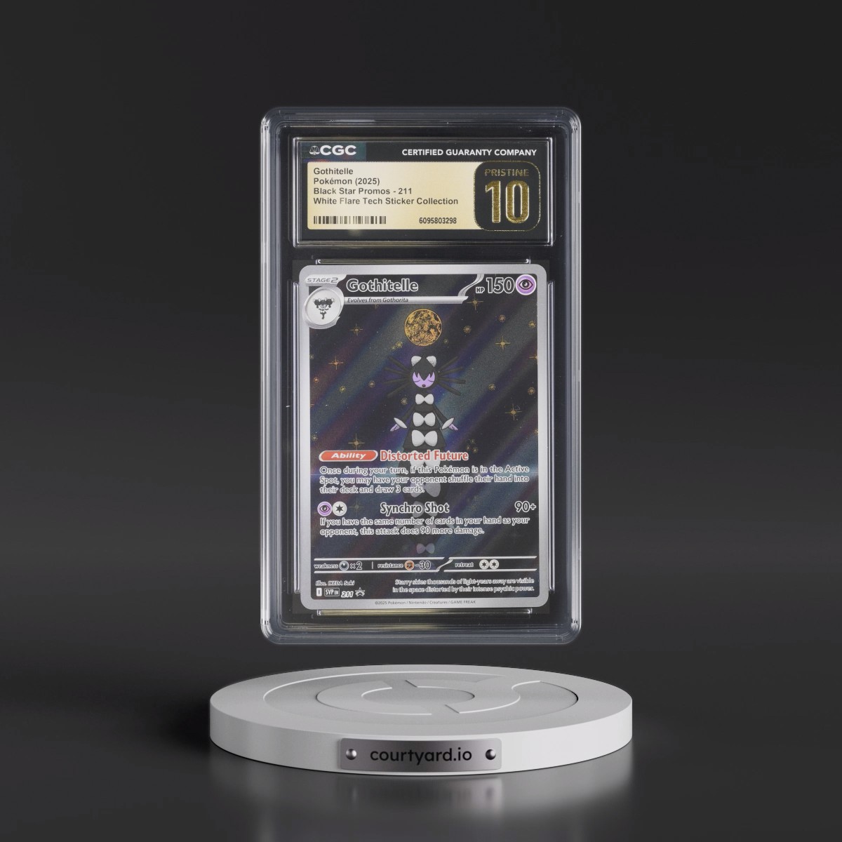 2023 Black Star Promos - Scarlet & Violet SVP EN #211 Gothitelle - White Flare Tech Sticker Collection (Holo) (CGC 10 PRISTINE)