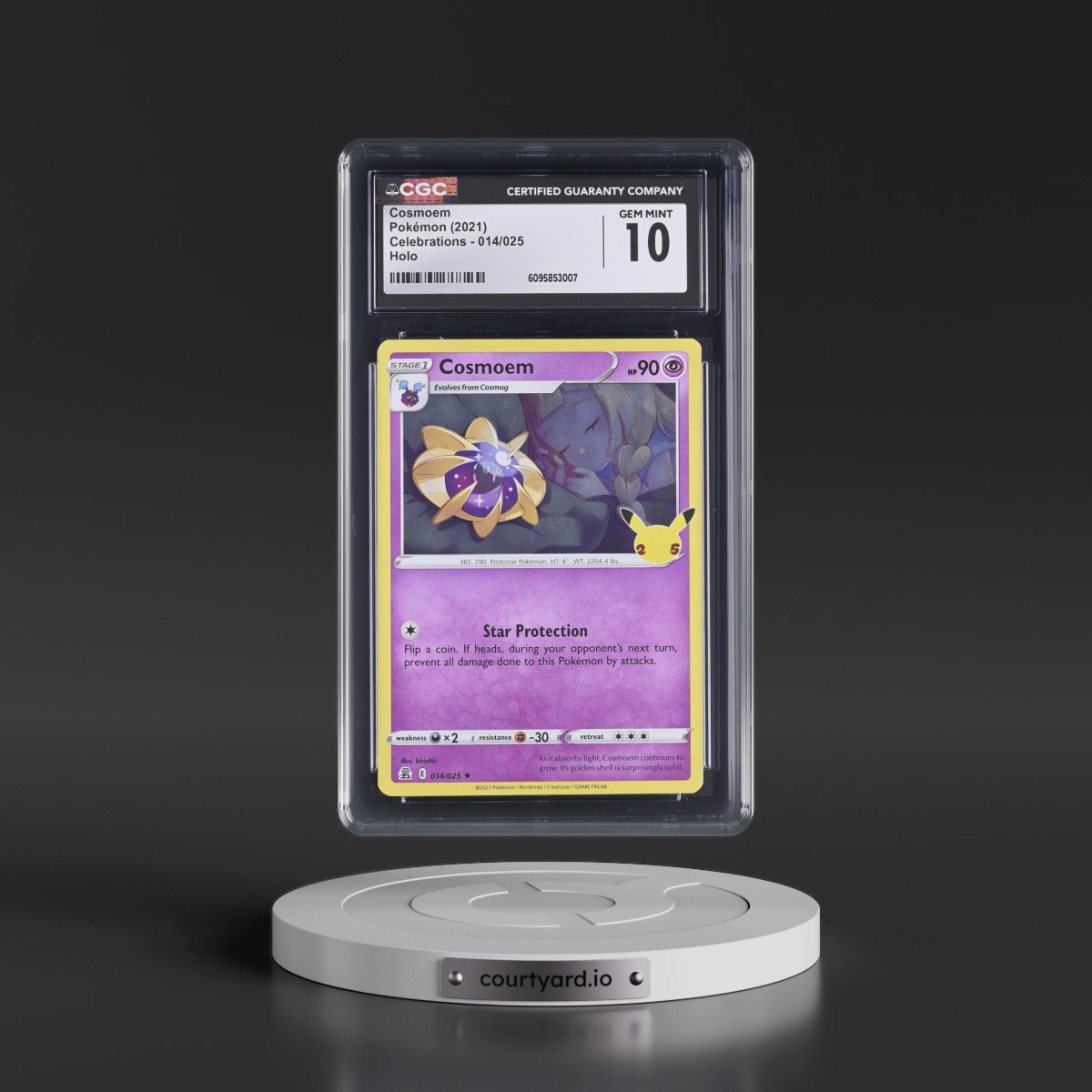 2021 Celebrations #014/025 Cosmoem - Holo (CGC 10 GEM MINT)