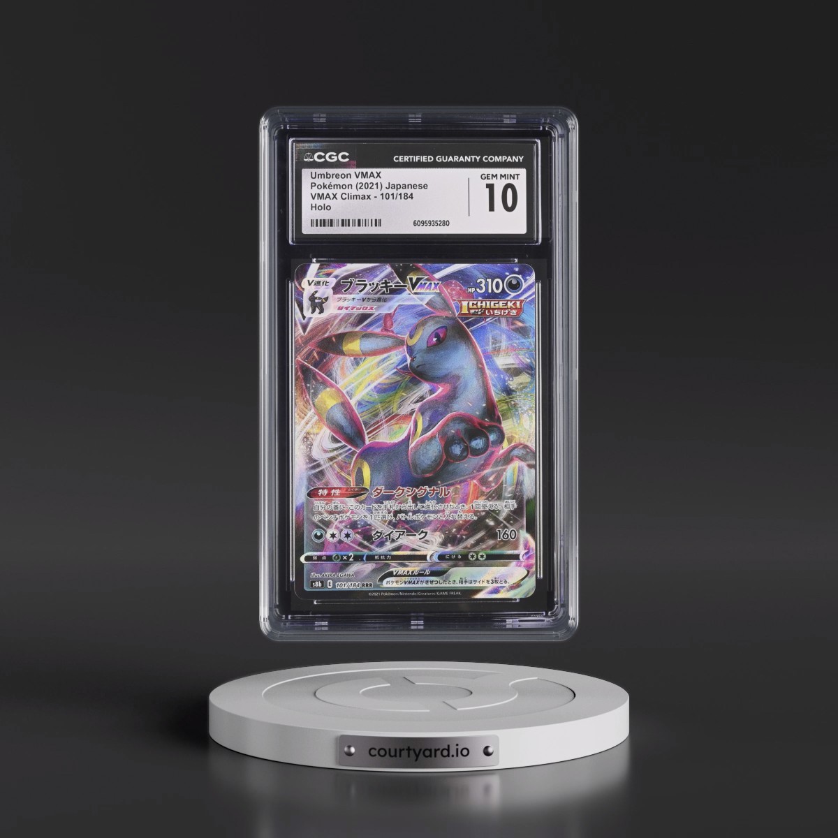 2021 VMAX Climax #101/184 Umbreon VMAX - Holo (CGC 10 GEM MINT)