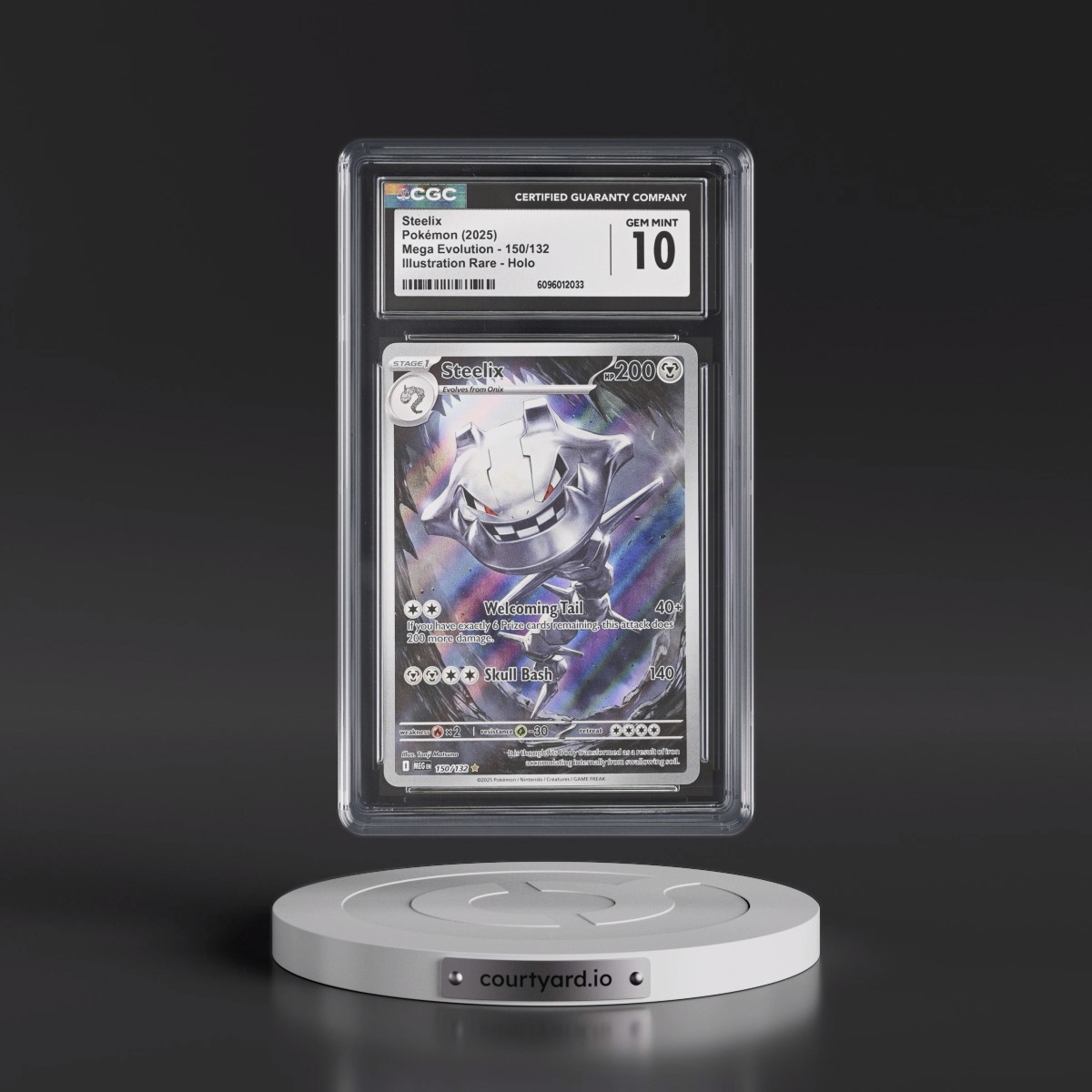 2025 Mega Evolution - MEG EN #150/132 Steelix - Illustration Rare Holo (CGC 10 GEM MINT)