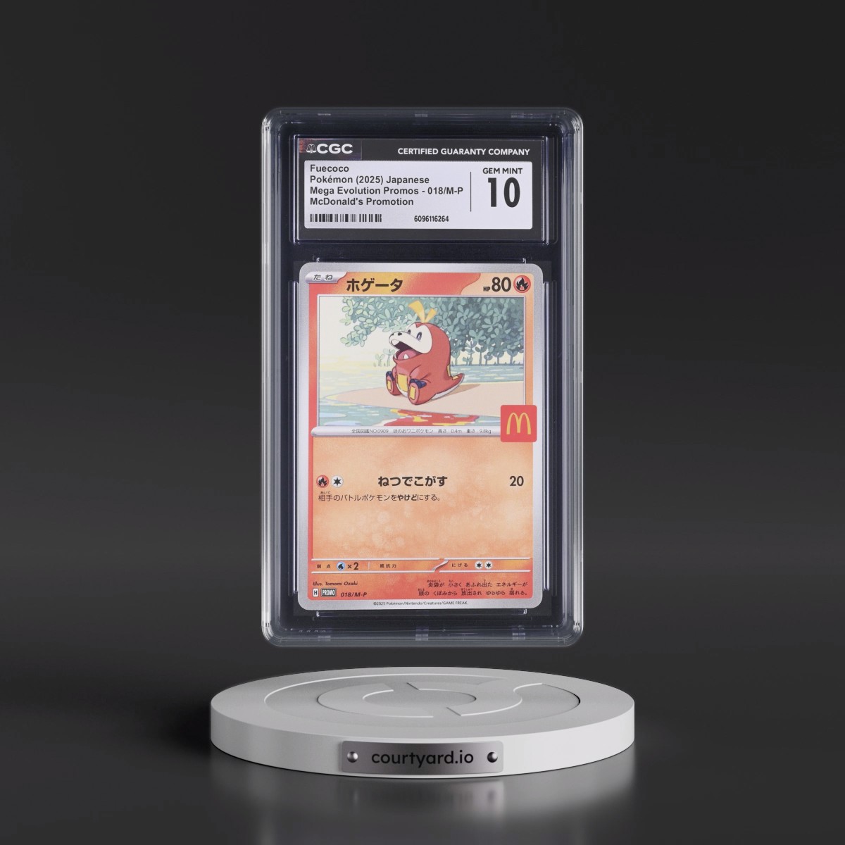2025 Mega Evolution Promos #018/M-P Fuecoco - McDonald's Promotion (CGC 10 GEM MINT)