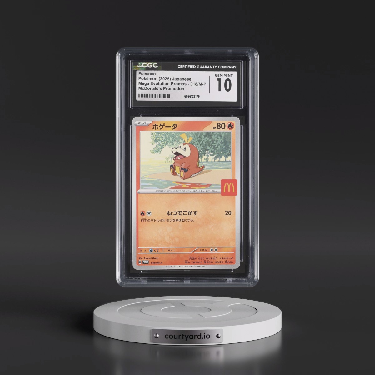 2025 Mega Evolution Promos #018/M-P Fuecoco - McDonald's Promotion (CGC 10 GEM MINT)