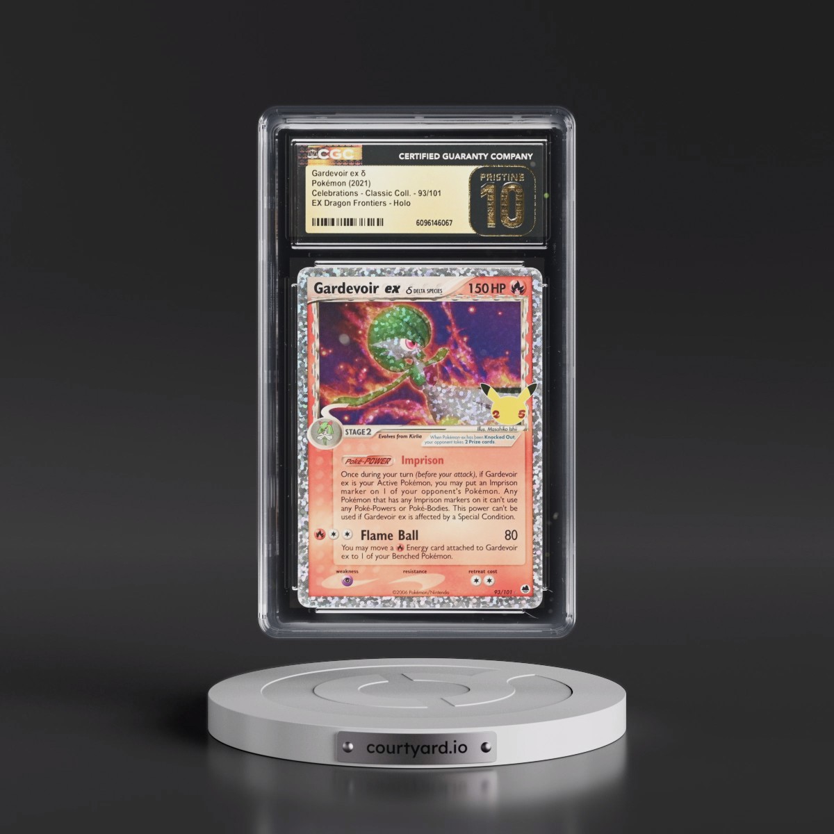 2021 Celebrations - Classic Collection #93/101 Gardevoir ex ´ - EX Dragon Frontiers Holo (CGC 10 PRISTINE)