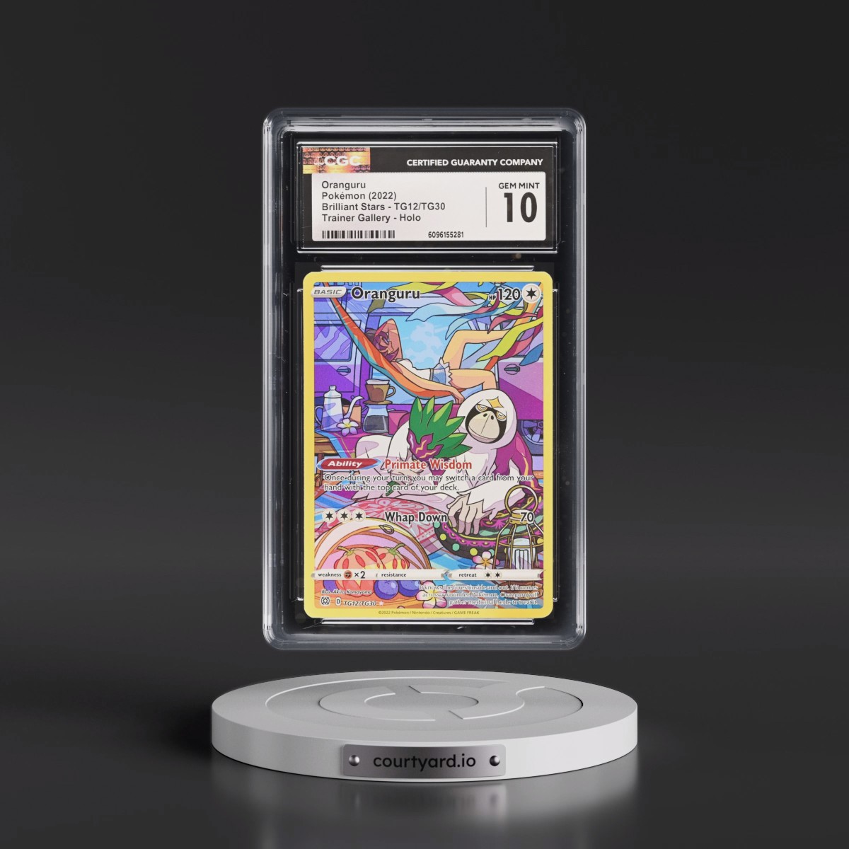 2022 Brilliant Stars #TG12/TG30 Oranguru - Trainer Gallery Holo (CGC 10 GEM MINT)