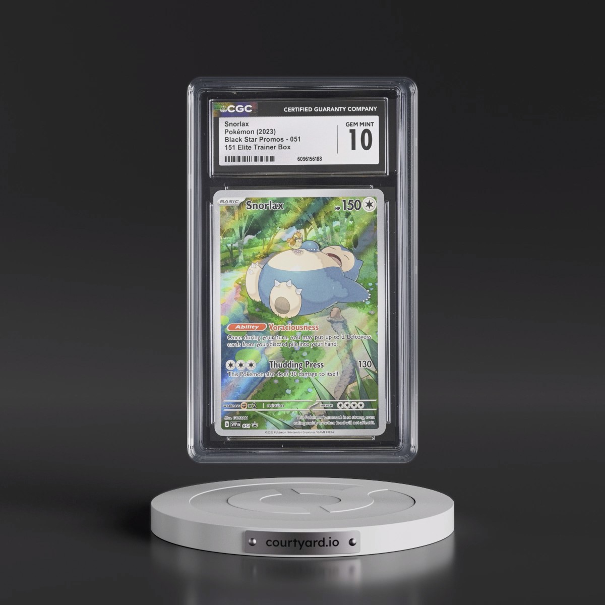 2023 Black Star Promos - Scarlet & Violet SVPEN #051 Snorlax - 151 Elite Trainer Box (Holo) (CGC 10 GEM MINT)
