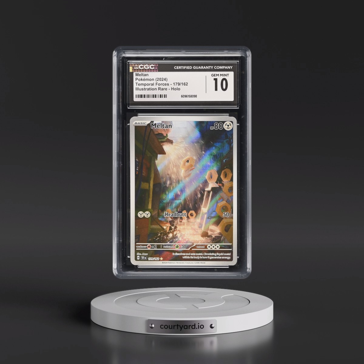 2023 Temporal Forces - TEF EN #179/162 Meltan - Illustration Rare Holo (CGC 10 GEM MINT)