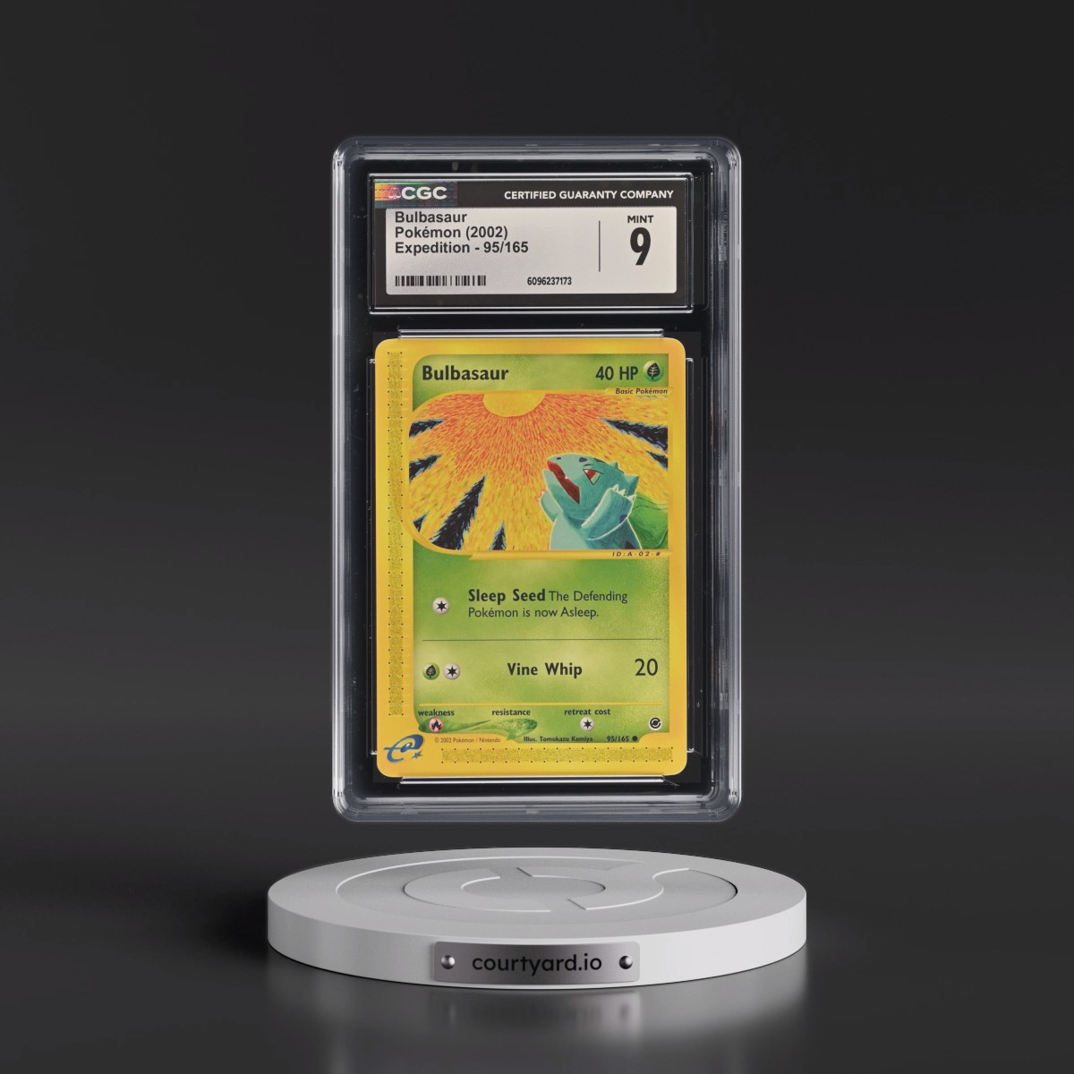 2002 Expedition #95/165 Bulbasaur (CGC 9 MINT)