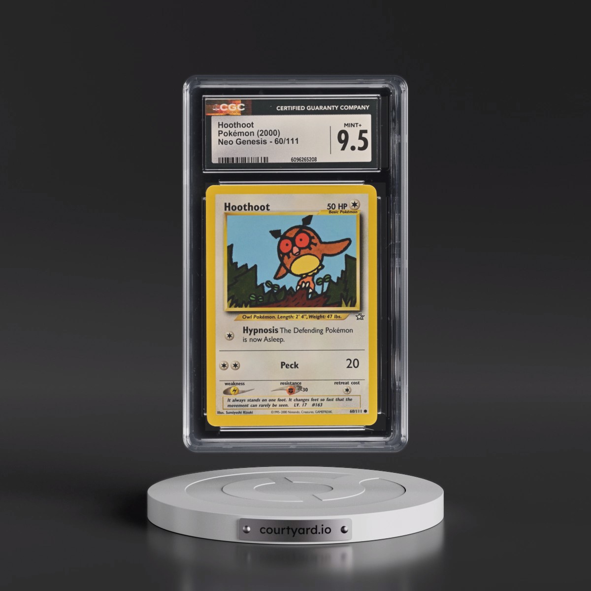 2000 Neo Genesis #60/111 Hoothoot (CGC 9.5 MINT+)