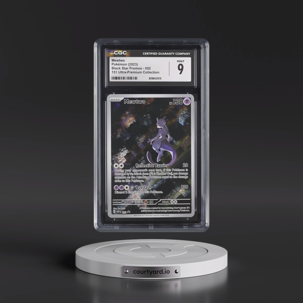 2023 Black Star Promos - Scarlet & Violet SVPEN #052 Mewtwo - 151 Ultra-Premium Collection (Holo) (CGC 9 MINT)