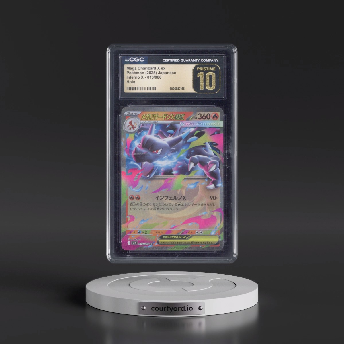 2025 Inferno X - M2 #013/080 Mega Charizard X ex - Holo (CGC 10 PRISTINE)