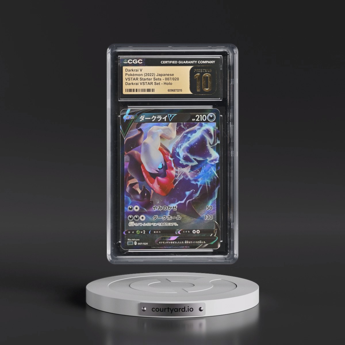 2022 VSTAR Starter Sets #007/020 Darkrai V - Darkrai VSTAR Set Holo (CGC 10 PRISTINE)