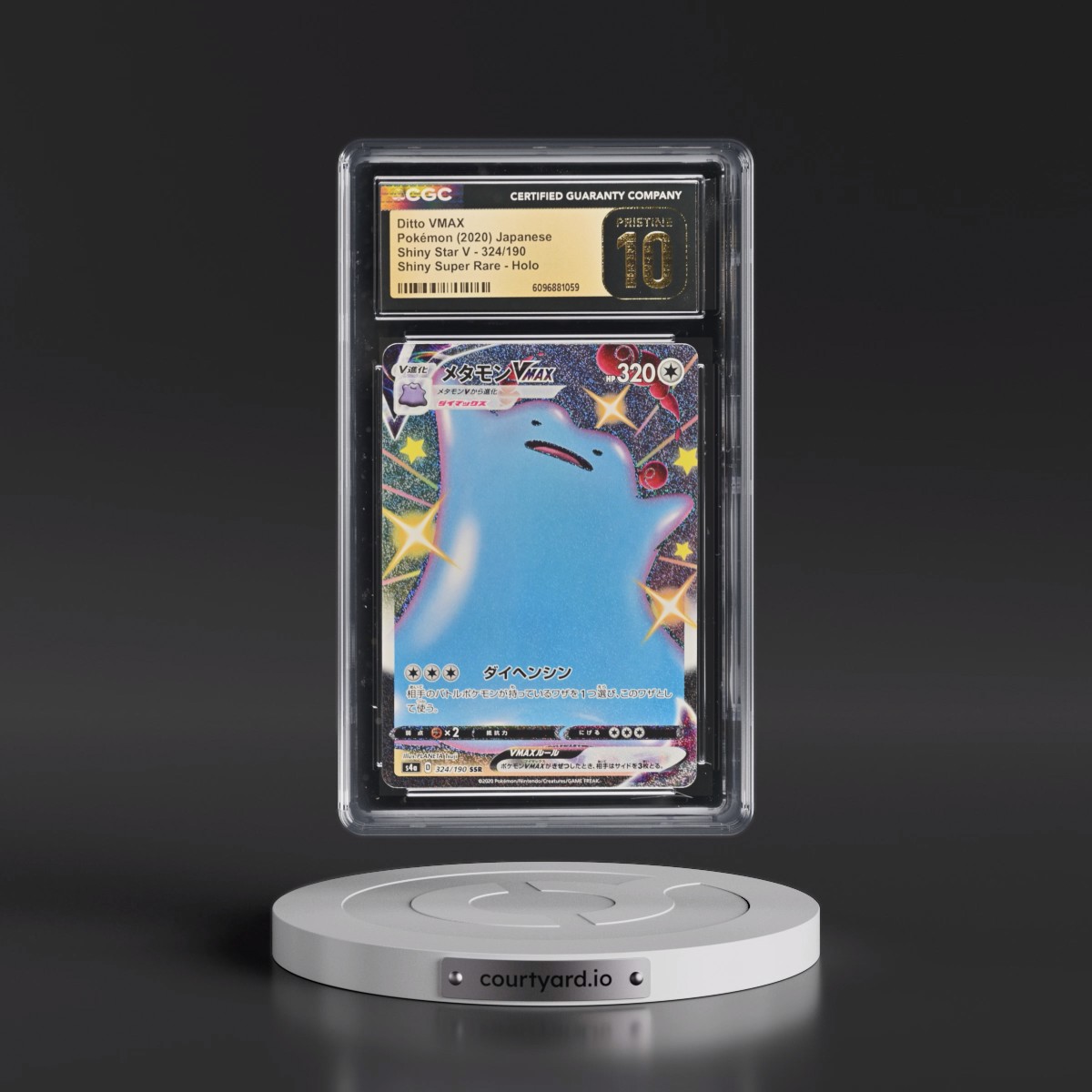 2020 Shiny Star V #324/190 Ditto VMAX - Shiny Super Rare Holo (CGC 10 PRISTINE)