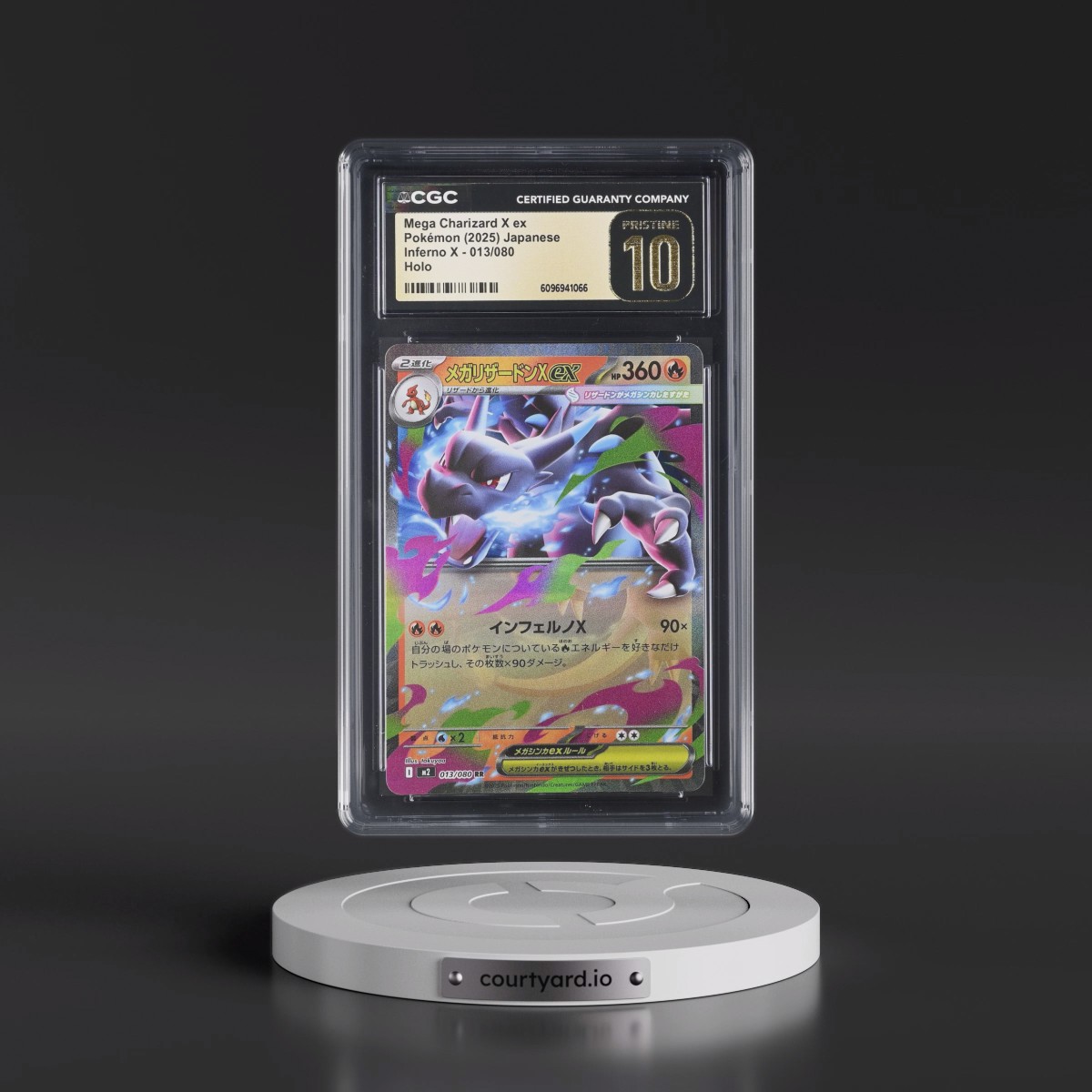 2025 Inferno X - M2 #013/080 Mega Charizard X ex - Holo (CGC 10 PRISTINE)