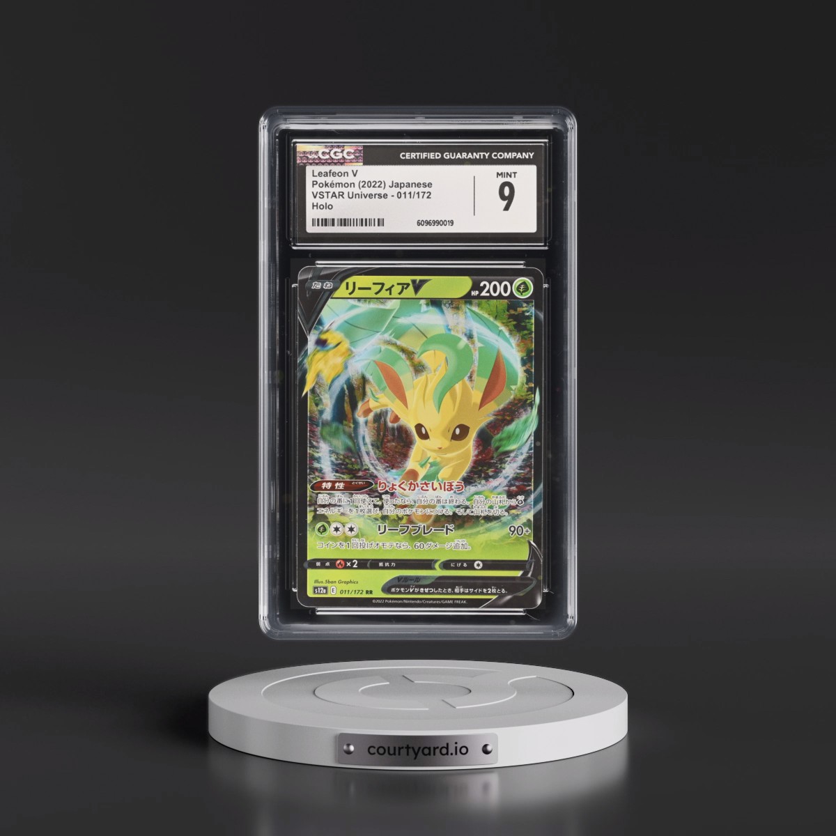 2022 VSTAR Universe #011/172 Leafeon V - Holo (CGC 9 MINT)