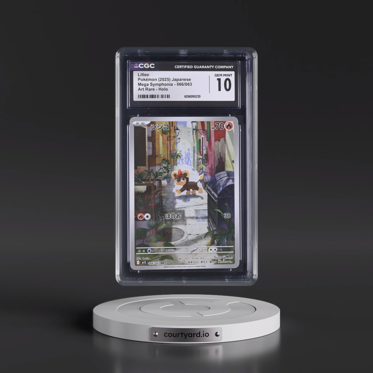2025 Mega Symphonia - M1S #066/063 Litleo - Art Rare Holo (CGC 10 GEM MINT)