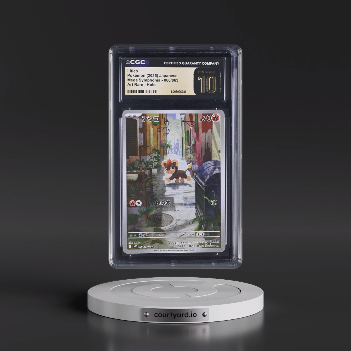 2025 Mega Symphonia - M1S #066/063 Litleo - Art Rare Holo (CGC 10 PRISTINE)