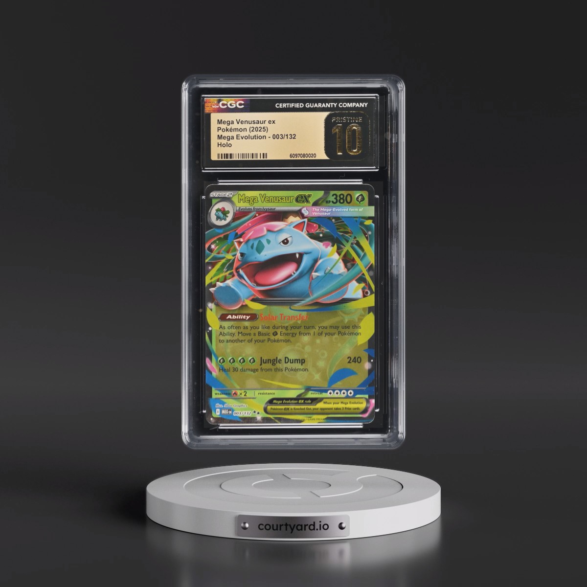 2025 Mega Evolution - MEG EN #003/132 Mega Venusaur ex - Holo (CGC 10 PRISTINE)