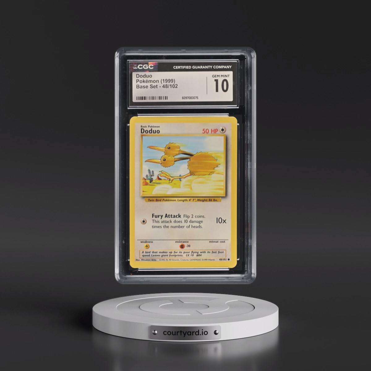1999 Base Set #48/102 Doduo (CGC 10 GEM MINT)