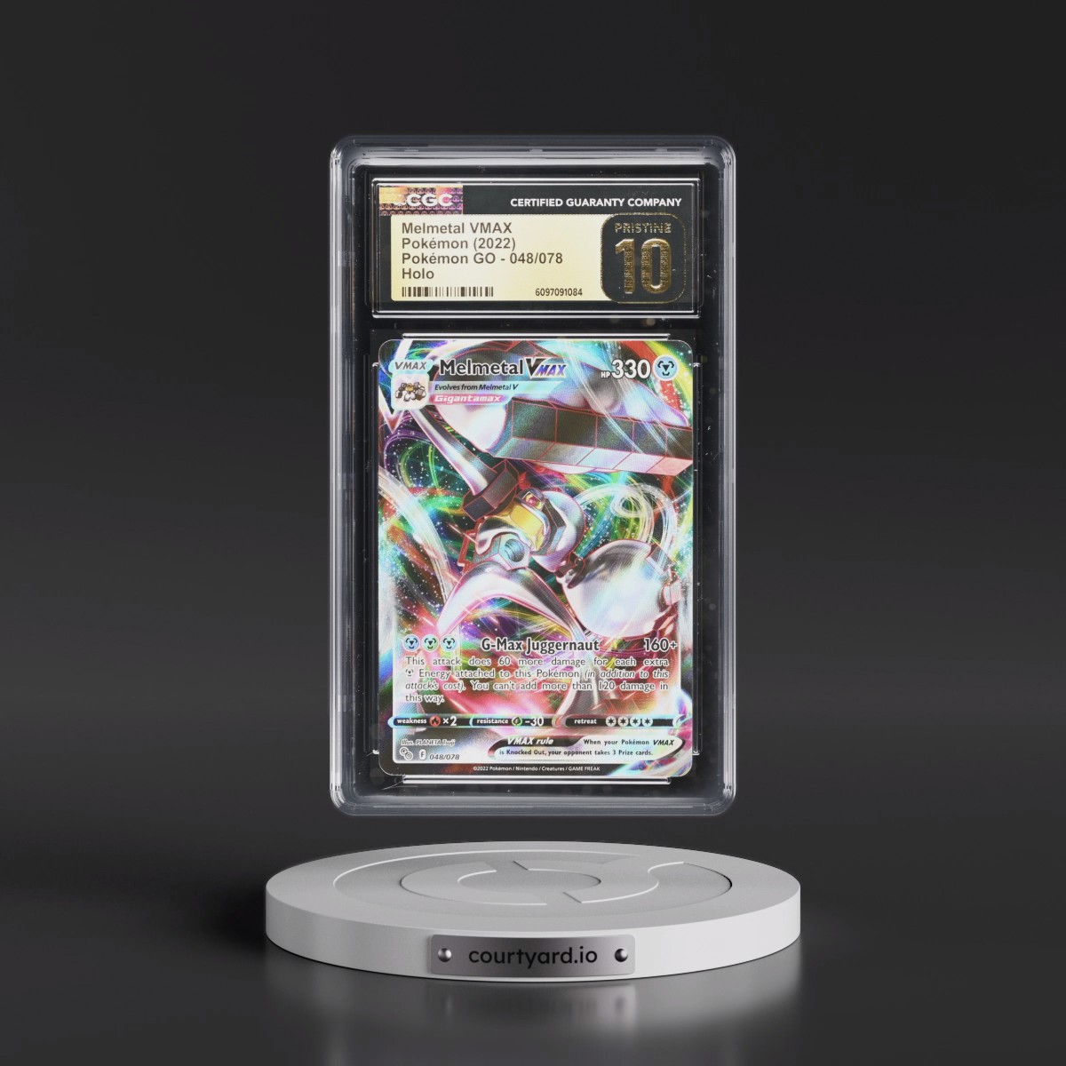 2022 Pokémon GO #048/078 Melmetal VMAX - Holo (CGC 10 PRISTINE)