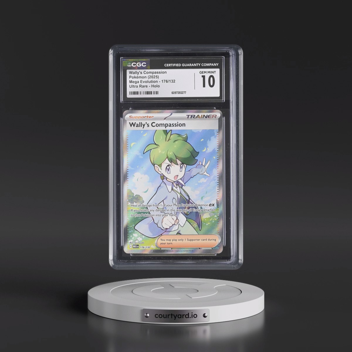 2025 Mega Evolution - MEG EN #176/132 Wally's Compassion - Ultra Rare Holo (CGC 10 GEM MINT)