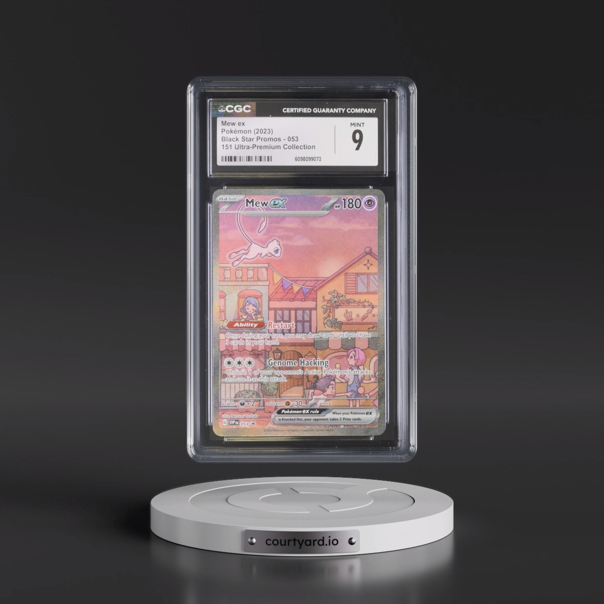 2023 Black Star Promos - Scarlet & Violet SVPEN #053 Mew ex - 151 Ultra-Premium Collection (Holo) (CGC 9 MINT)