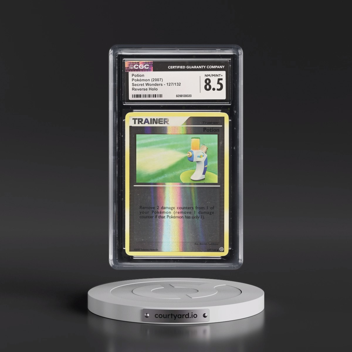 2007 Secret Wonders #127/132 Potion - Reverse Holo (CGC 8.5 NM-MT+)