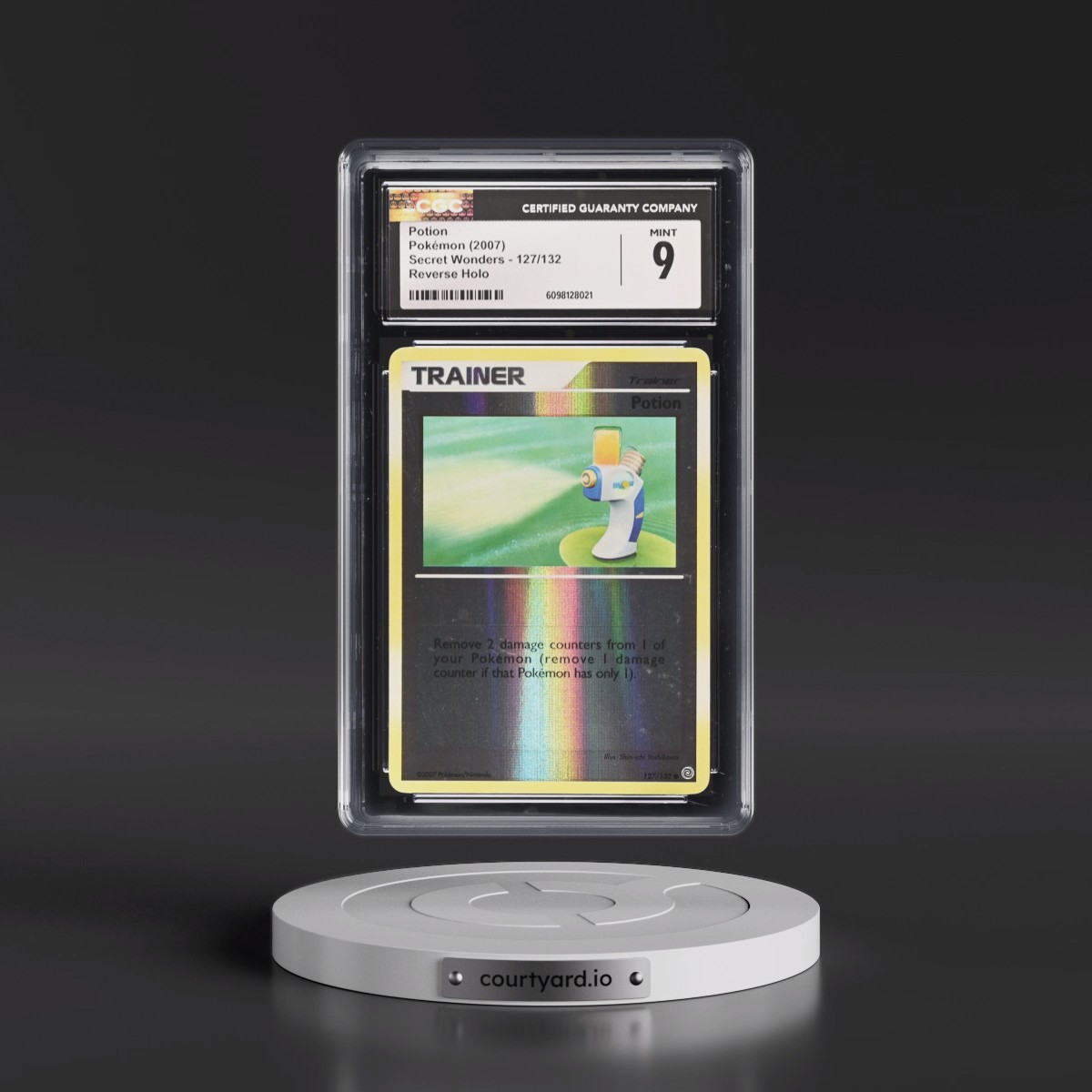2007 Secret Wonders #127/132 Potion - Reverse Holo (CGC 9 MINT)