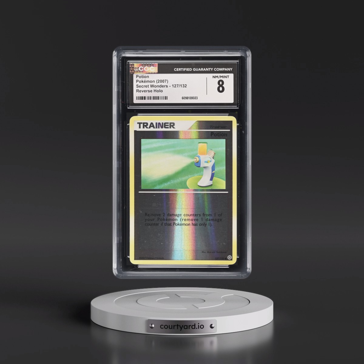 2007 Secret Wonders #127/132 Potion - Reverse Holo (CGC 8 NM-MT)