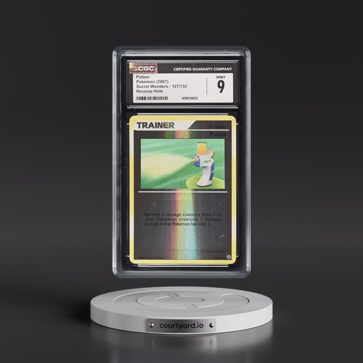 2007 Secret Wonders #127/132 Potion - Reverse Holo (CGC 9 MINT)