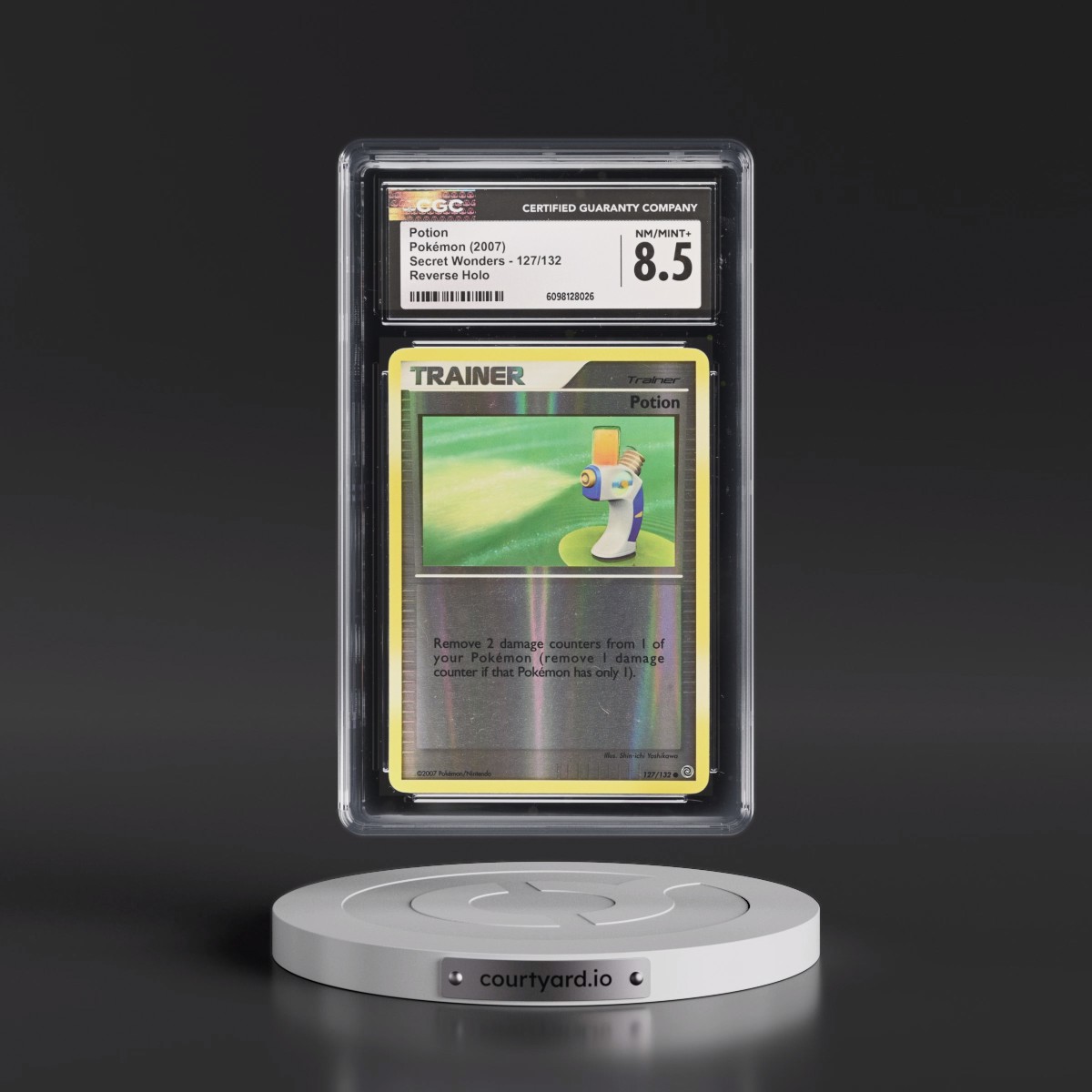 2007 Secret Wonders #127/132 Potion - Reverse Holo (CGC 8.5 NM-MT+)