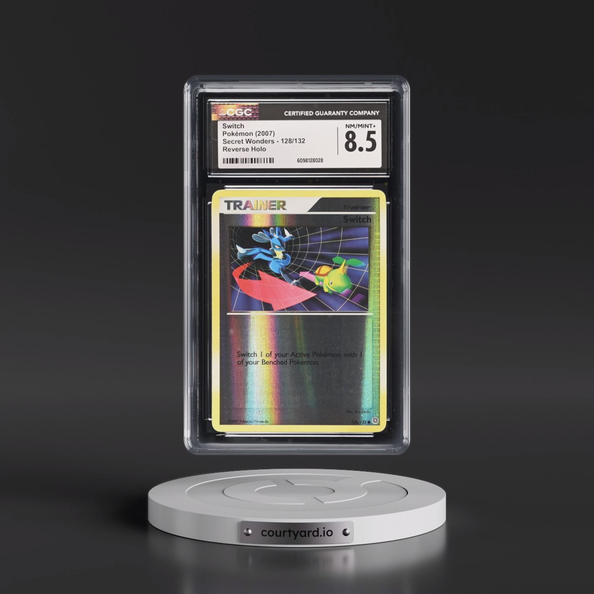 2007 Secret Wonders #128/132 Switch - Reverse Holo (CGC 8.5 NM-MT+)