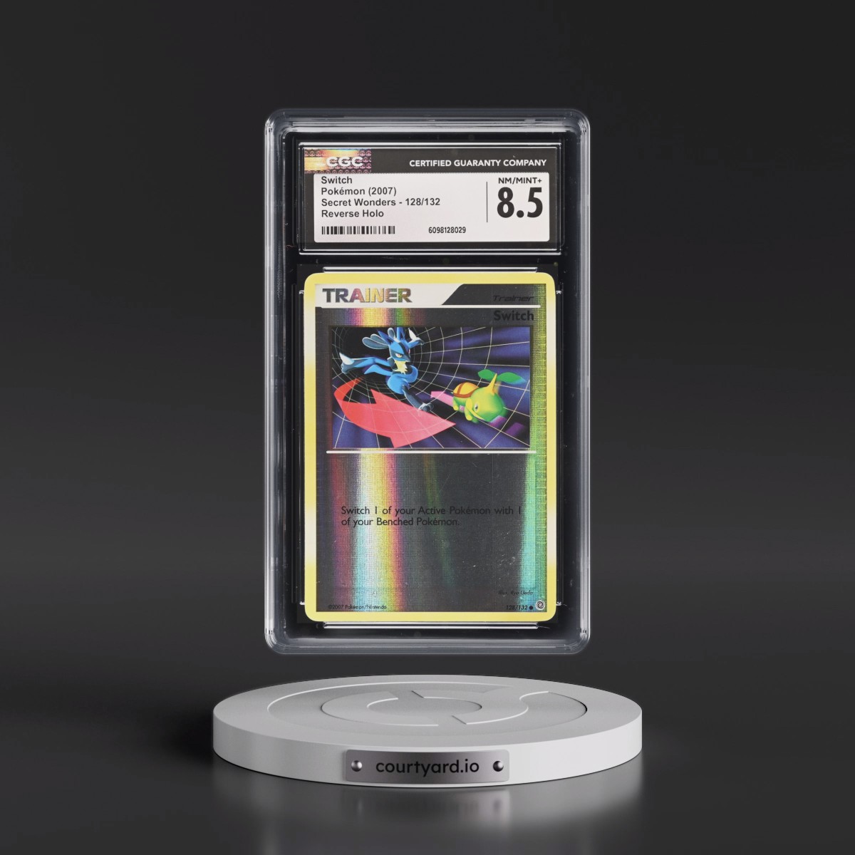 2007 Secret Wonders #128/132 Switch - Reverse Holo (CGC 8.5 NM-MT+)