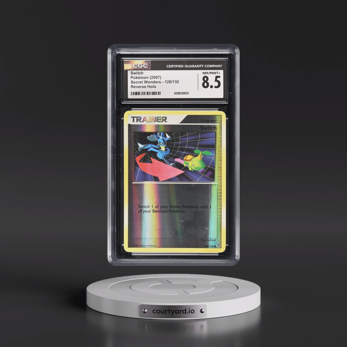 2007 Secret Wonders #128/132 Switch - Reverse Holo (CGC 8.5 NM-MT+)