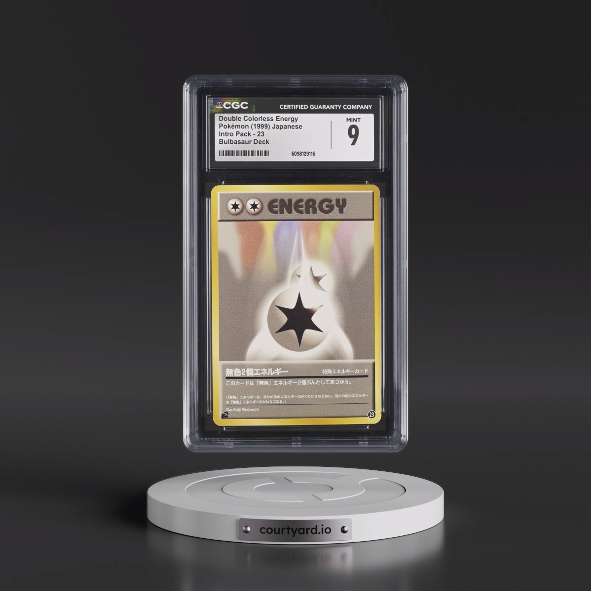 1999 Intro Pack #23 Double Colorless Energy - Bulbasaur Deck (CGC 9 MINT)